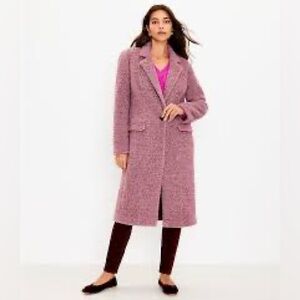 New women’s Sz S elegant pink business brown jacket coat